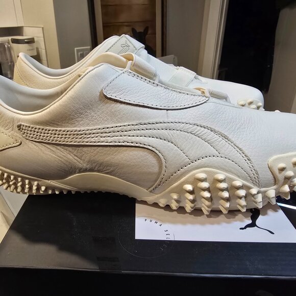 Puma Mostro Leather Frosted Ivory 402273-02 Mens Size 10.5 (10) Shoes Sneakers - Picture 6 of 15